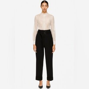 BOSS BELTED TROUSERS